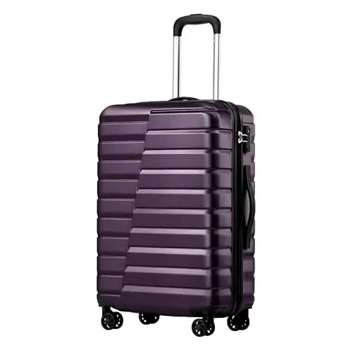 Coolife Expandable Large Checked Luggage with Spinner Wheels, Hard Shell Suitcase TSA Lock Rolling Travel Luggage 28-inch,Purple
Coolife Expandable Large Checked Luggage with Spinner Wheels, Hard Shell Suitcase TSA Lock Rolling Travel Luggage 28-inch,Purple