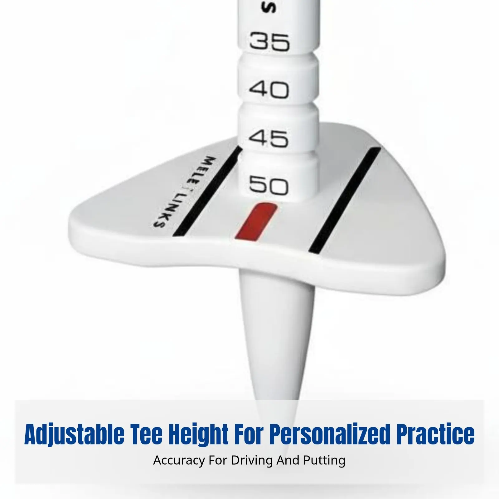 Golf Ball Tee, Adjustable Height, Direction Marker, Boxed, Multi-Functional Practice Accessory
Golf Ball Tee, Adjustable Height, Direction Marker, Boxed, Multi-Functional Practice Accessory