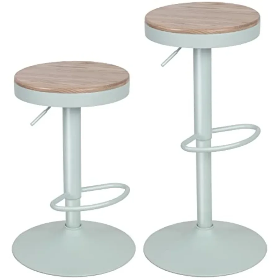 Bar Stools Set of 2 Round Adjustable Swivel Barstools Modern Backless Wooden Seat Counter Height Armless for Kitchen Island Caf
Bar Stools Set of 2 Round Adjustable Swivel Barstools Modern Backless Wooden Seat Counter Height Armless for Kitchen Island Caf