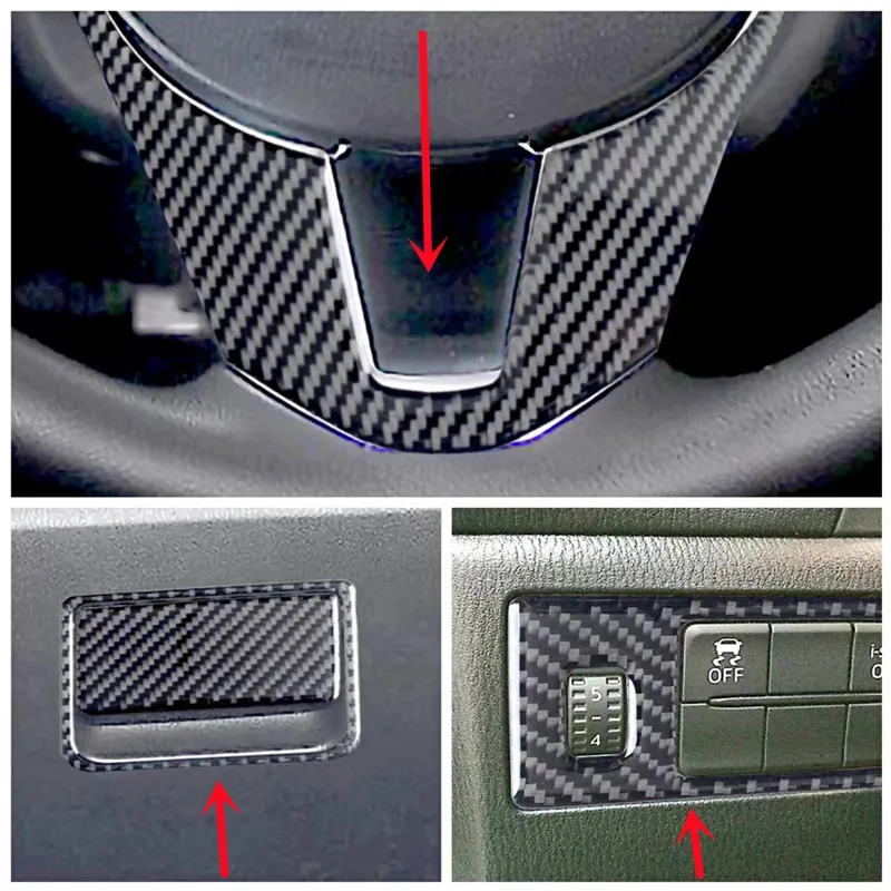 Carbon Fiber Car Dashboard Decorative Cover Trim Strips Decal Stickers For Mazda 3 Axela Car Styling Interior Accessories
Carbon Fiber Car Dashboard Decorative Cover Trim Strips Decal Stickers For Mazda 3 Axela Car Styling Interior Accessories