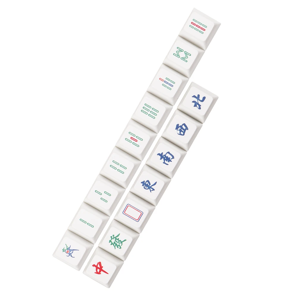 16pcs Mahjong Keycaps PBT Dye Sublimation High Quality Replacement Caps Mechanical Keyboard Gaming Computer Accessories
16pcs Mahjong Keycaps PBT Dye Sublimation High Quality Replacement Caps Mechanical Keyboard Gaming Computer Accessories