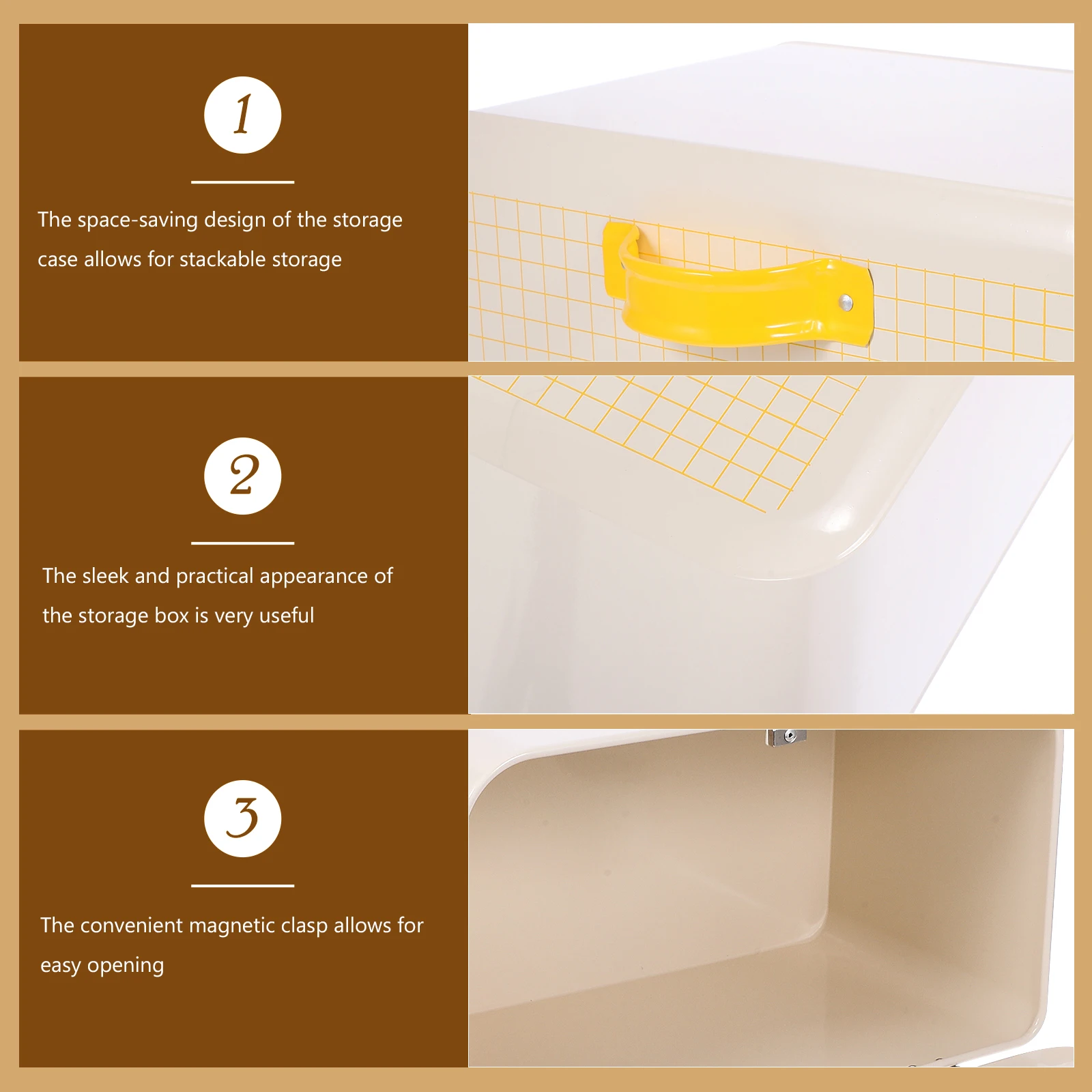 Magnetic Clasp Box Metal Easy Clean Square Container Kitchen Countertop Storage Case Bread Bin Pantry ganization
Magnetic Clasp Box Metal Easy Clean Square Container Kitchen Countertop Storage Case Bread Bin Pantry ganization