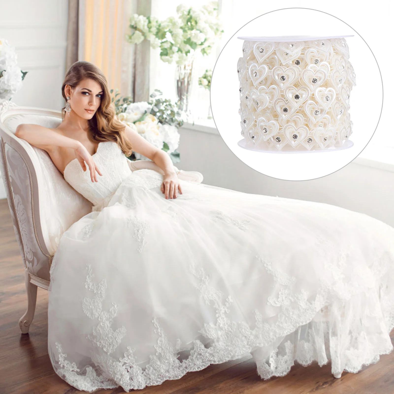 Rhinestone Trim ABS Sewing Trims Chain Trim Materials Beaded Lace Decor Craft Projects Cake Accessories
Rhinestone Trim ABS Sewing Trims Chain Trim Materials Beaded Lace Decor Craft Projects Cake Accessories