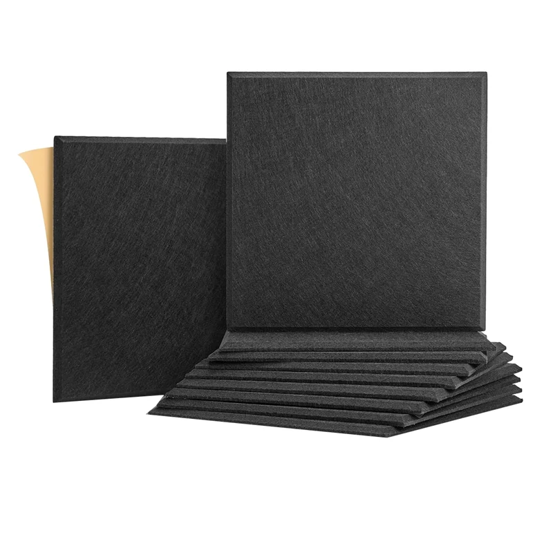 10Pack Sound Proof Panels For Walls,Self-Adhesive Acoustic Panels 12X12x0.4In For Recording Studio,Office,Home
10Pack Sound Proof Panels For Walls,Self-Adhesive Acoustic Panels 12X12x0.4In For Recording Studio,Office,Home