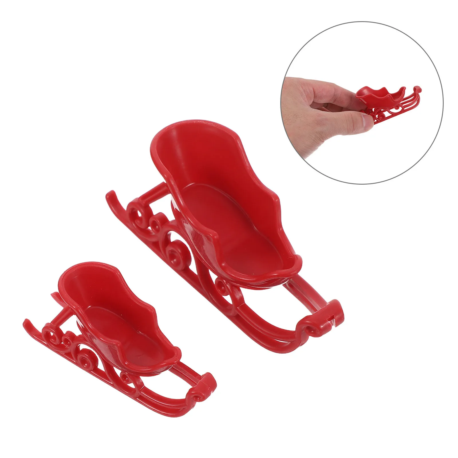 24Pcs Christmas Sleigh Desktop Decor Mini Red Holiday Sled Ornament Snow Scene Xmas Table Centerpiece Mini Sled
24Pcs Christmas Sleigh Desktop Decor Mini Red Holiday Sled Ornament Snow Scene Xmas Table Centerpiece Mini Sled