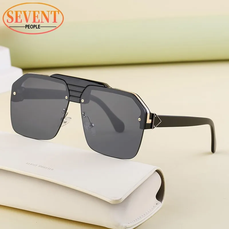 Oversized Rimless Square Sunglasses Men 2025 Luxury Brand Designer Punk Sun Glasses For Male Big Frame Steampunk Sunglass Women
Oversized Rimless Square Sunglasses Men 2025 Luxury Brand Designer Punk Sun Glasses For Male Big Frame Steampunk Sunglass Women