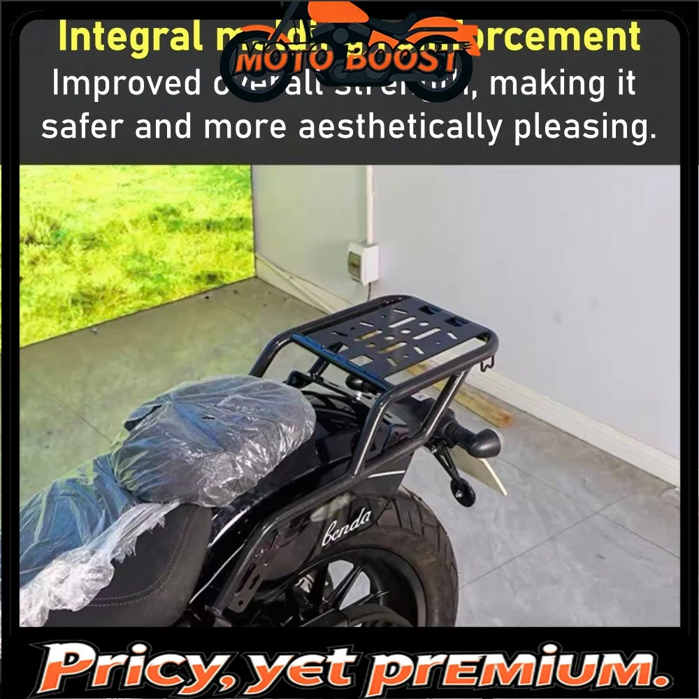 Suitable for Benda Chinchilla 450/500 rear rack, tail shelf, and backrest modification parts for luggage tail racks
Suitable for Benda Chinchilla 450/500 rear rack, tail shelf, and backrest modification parts for luggage tail racks