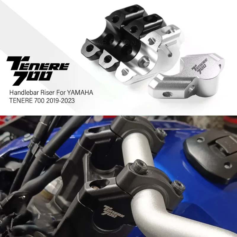 CNC Handlebar Riser Clamp For YAMAHA TENERE 700 Tenere700 World Raid Rallye Edition 2022 2023 Motorcycle Accessories
CNC Handlebar Riser Clamp For YAMAHA TENERE 700 Tenere700 World Raid Rallye Edition 2022 2023 Motorcycle Accessories