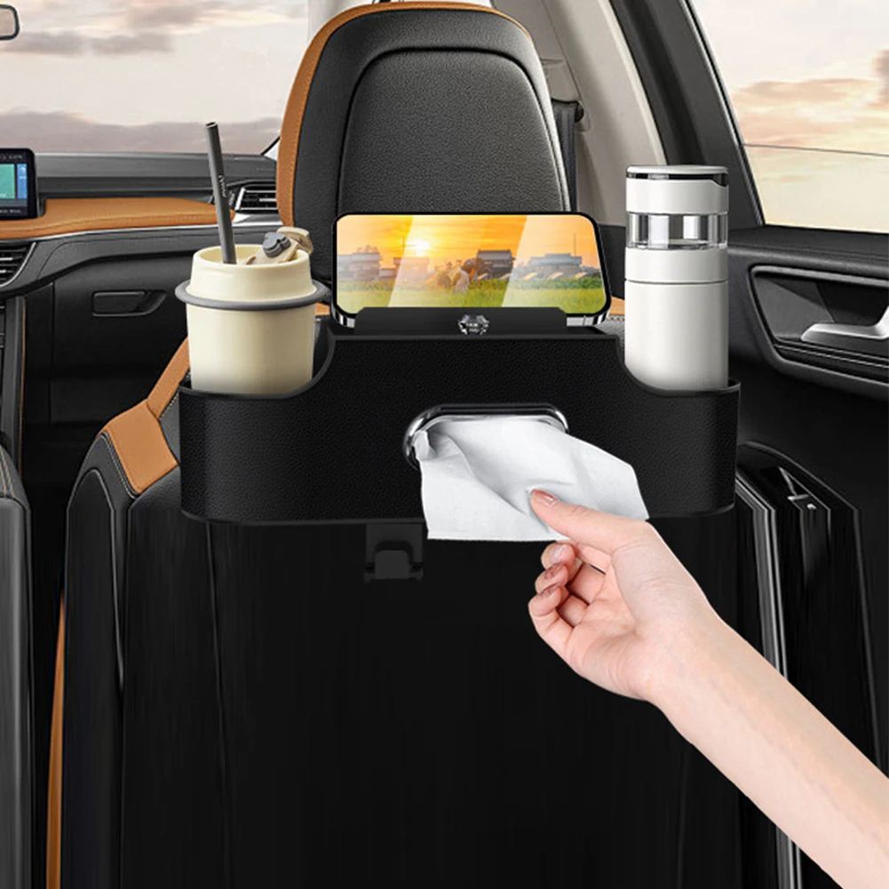 4-In-1 Seat Hanging Bag with Tissue Cup Holder Vehicle Storage Box Multi-Purpose Rear Seat Storage Rack Auto Interior Supplies
4-In-1 Seat Hanging Bag with Tissue Cup Holder Vehicle Storage Box Multi-Purpose Rear Seat Storage Rack Auto Interior Supplies