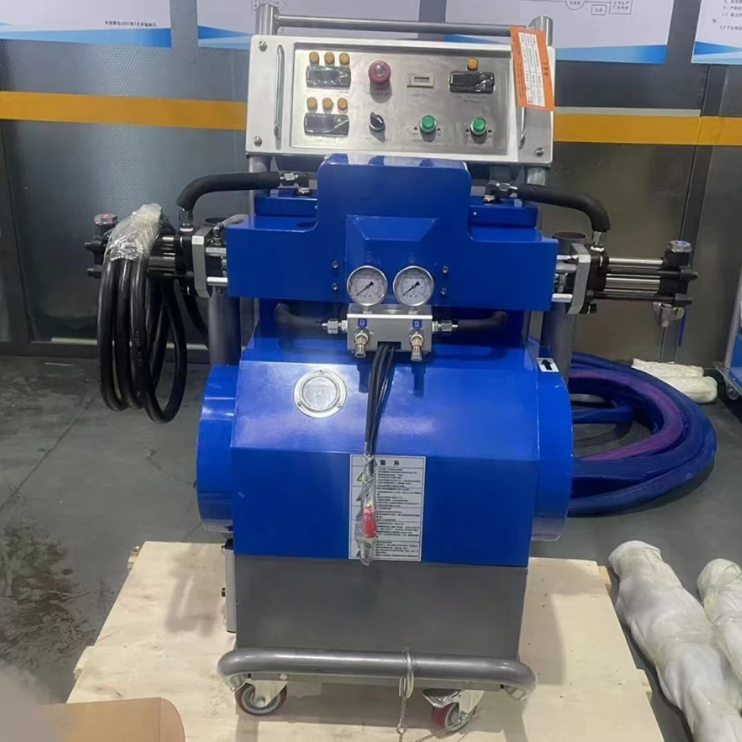 Automatic PU Polyurethane Insulation Foam Machine Portable Hydraulic System Waterproofing Coating Polyurea Spray Machine
Automatic PU Polyurethane Insulation Foam Machine Portable Hydraulic System Waterproofing Coating Polyurea Spray Machine