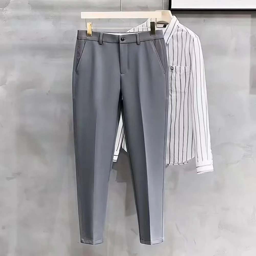 Men Smart Casual Versatile Straight Drape Casual Suit Pants Business Light Mature Trousers Elastic Sports Straight Leg Work Pant
Men Smart Casual Versatile Straight Drape Casual Suit Pants Business Light Mature Trousers Elastic Sports Straight Leg Work Pant