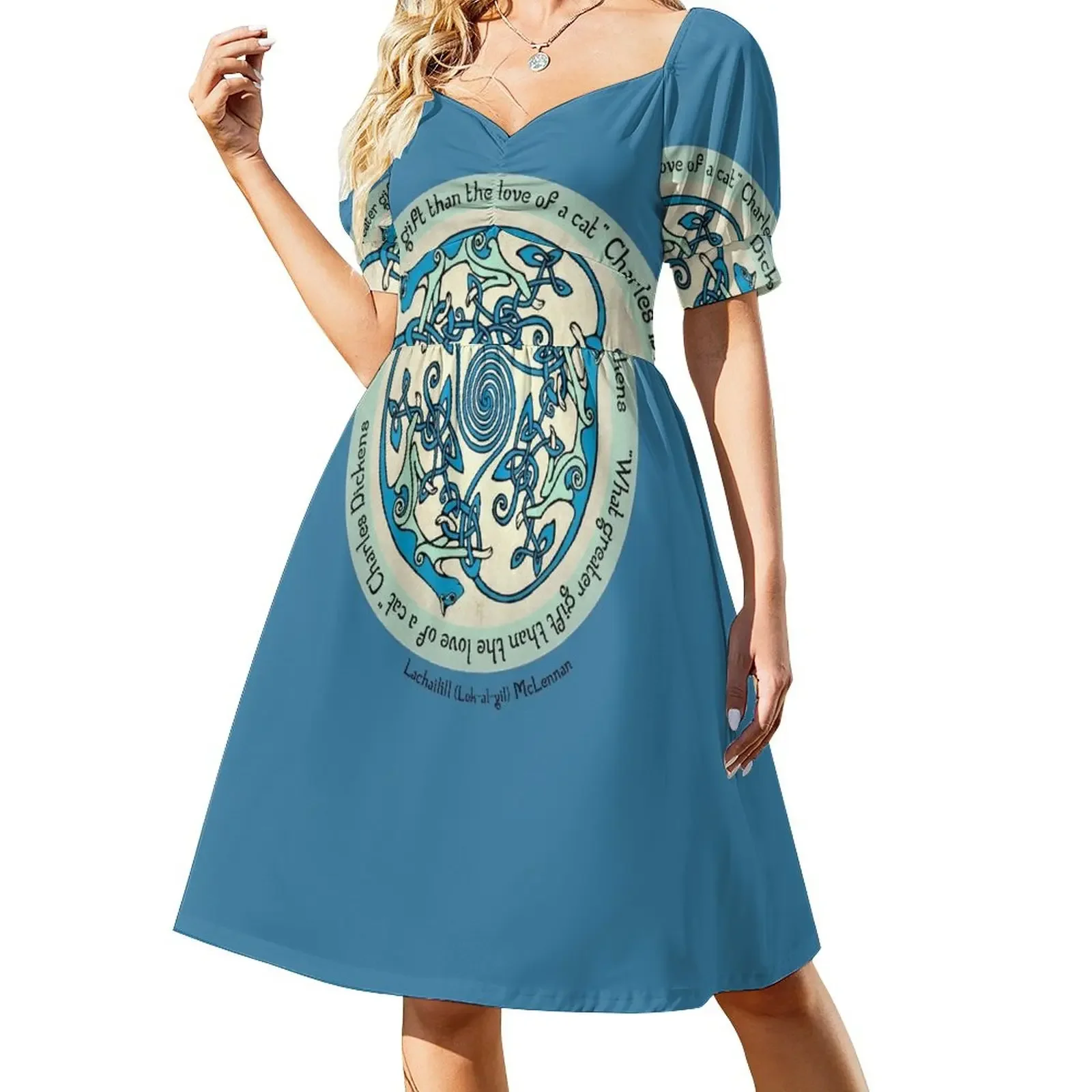 What Greater Gift than the Love of a Cat Short-Sleeved Dress Summer women's clothing elegant dresses plus sizes
What Greater Gift than the Love of a Cat Short-Sleeved Dress Summer women's clothing elegant dresses plus sizes