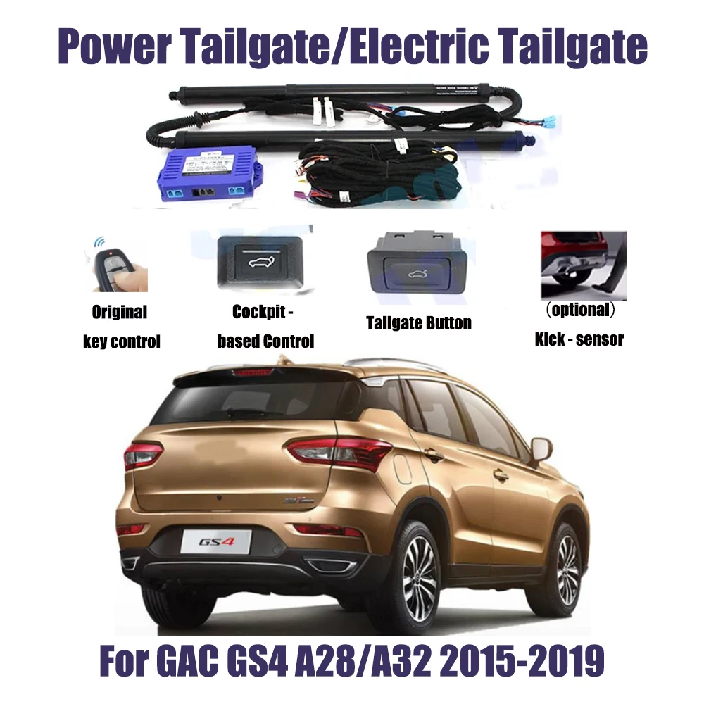 Для GAC GS4 A28/A32 2015-2019 автомобильный автоматический подъемный комплект, открывающий багажник, интеллектуальный электрический подъемник, задняя дверь
Для GAC GS4 A28/A32 2015-2019 автомобильный автоматический подъемный комплект, открывающий багажник, интеллектуальный электрический подъемник, задняя дверь