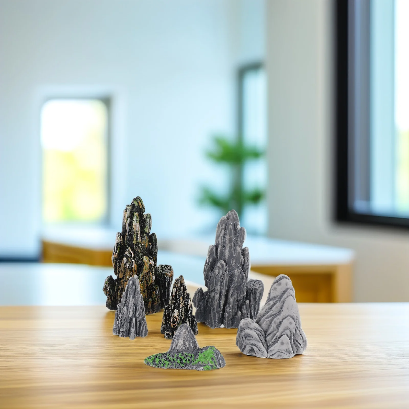 8 Pcs Simulation Fake Mountain Bonsai Aquarium Rockeries Mini Resin Rockery Decorations Home
8 Pcs Simulation Fake Mountain Bonsai Aquarium Rockeries Mini Resin Rockery Decorations Home