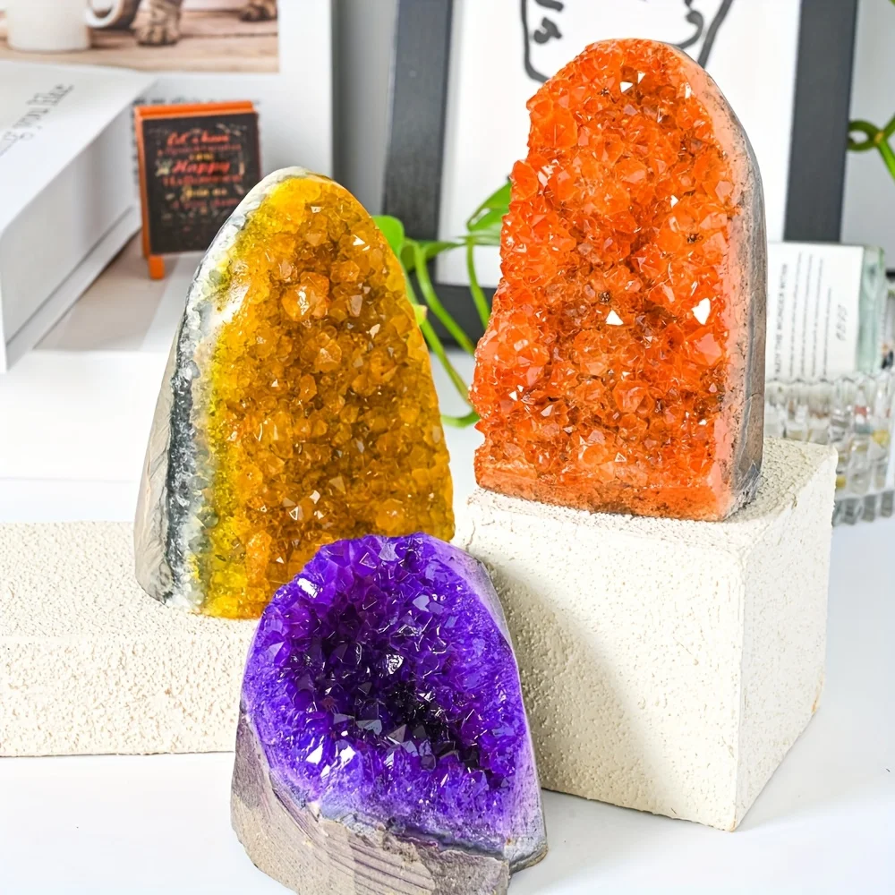 1PC Rare /Rose Red/ Red/Blue/Orange/Green/ Geode Cluster, Perfect for Home & Office Decor, Unique Gift Idea for jewelry making
1PC Rare /Rose Red/ Red/Blue/Orange/Green/ Geode Cluster, Perfect for Home & Office Decor, Unique Gift Idea for jewelry making