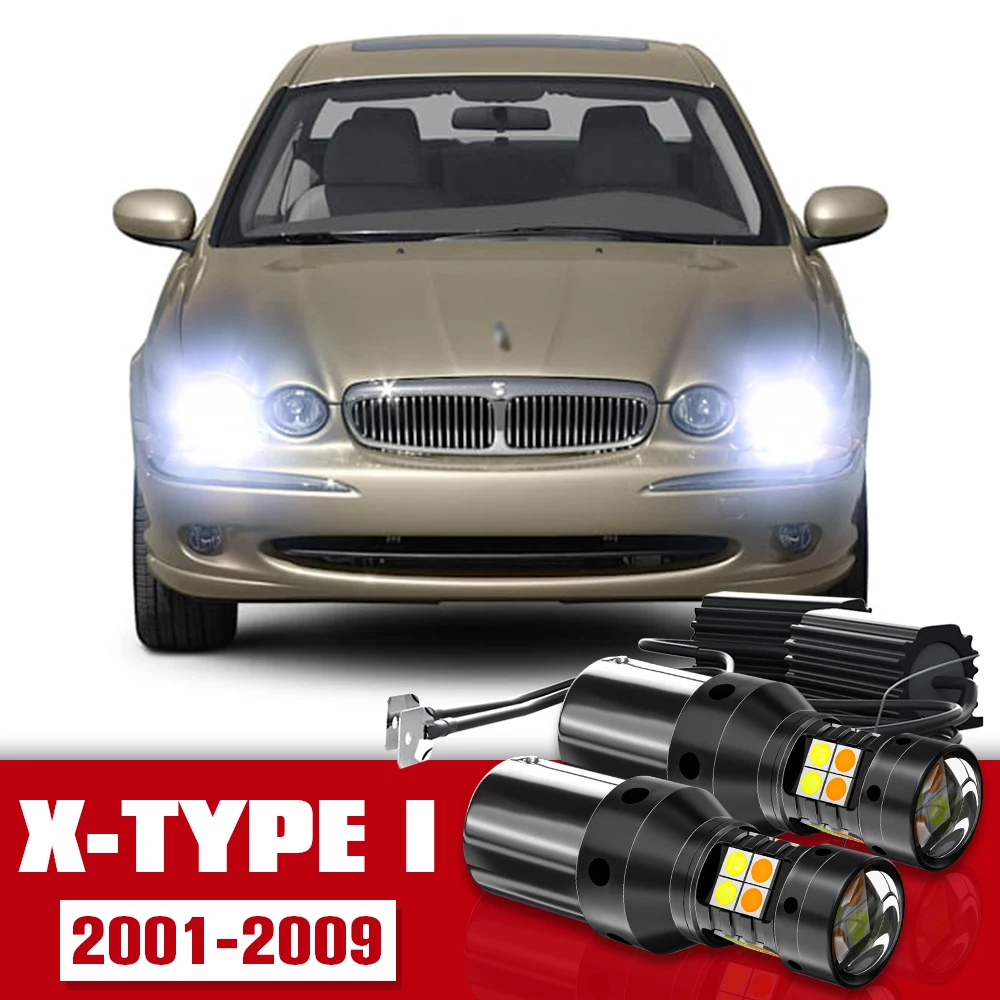 2pcs LED Accessories Dual Mode Turn Signal+Daytime Running Light DRL For Jaguar X-TYPE I 2001-2009 2003 2004 2005 2006 2007 2008
2pcs LED Accessories Dual Mode Turn Signal+Daytime Running Light DRL For Jaguar X-TYPE I 2001-2009 2003 2004 2005 2006 2007 2008