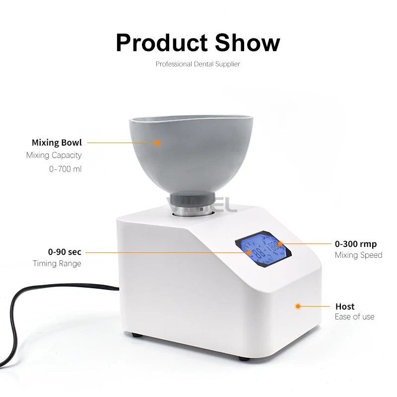 6 Speed Alginate Mixer Tool Material Gypsum Blender for dental Lab Materials Mixing Machine lab equipment for teeth model mixer
6 Speed Alginate Mixer Tool Material Gypsum Blender for dental Lab Materials Mixing Machine lab equipment for teeth model mixer