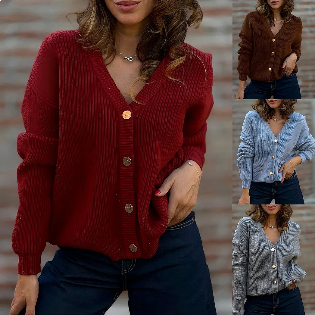 V Neck Knit Cardigan Women Slim Open Front Sweaters Spring Summer Casual Tops Jackets
V Neck Knit Cardigan Women Slim Open Front Sweaters Spring Summer Casual Tops Jackets
