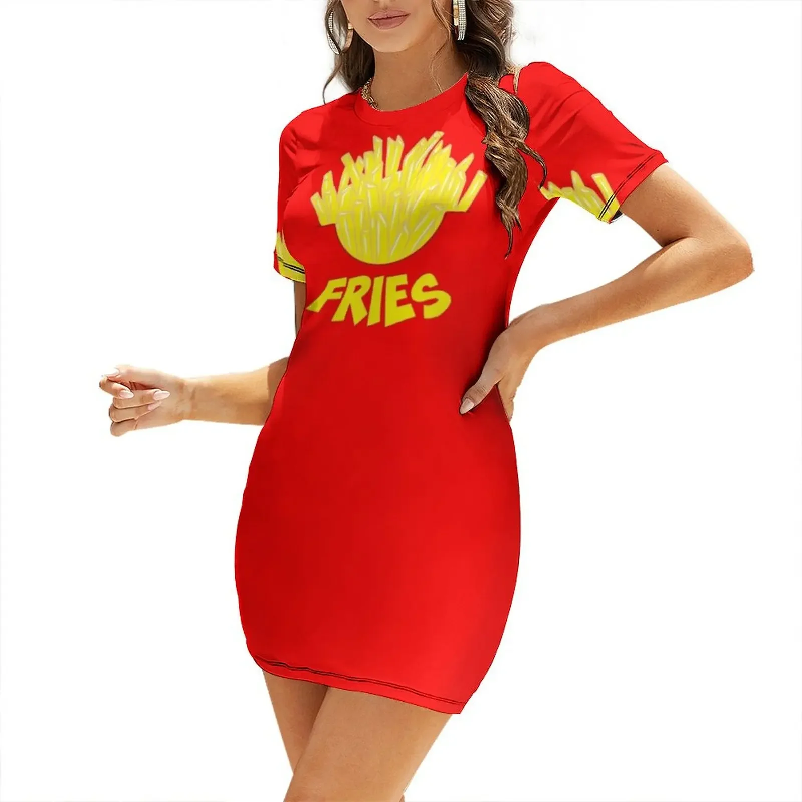 Funny French Fries Shirt Halloween Costume Fries Shirt French Fry Clothing French Fries Tshirt Halloween Sh Short-Sleeved Dress 
Funny French Fries Shirt Halloween Costume Fries Shirt French Fry Clothing French Fries Tshirt Halloween Sh Short-Sleeved Dress