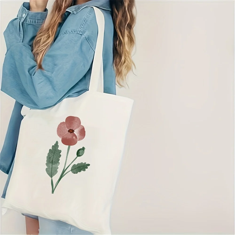 1PCS flower tote bag reusable shopping bag party gift bag simple and lightweight canvas bag creative gift bag
1PCS flower tote bag reusable shopping bag party gift bag simple and lightweight canvas bag creative gift bag