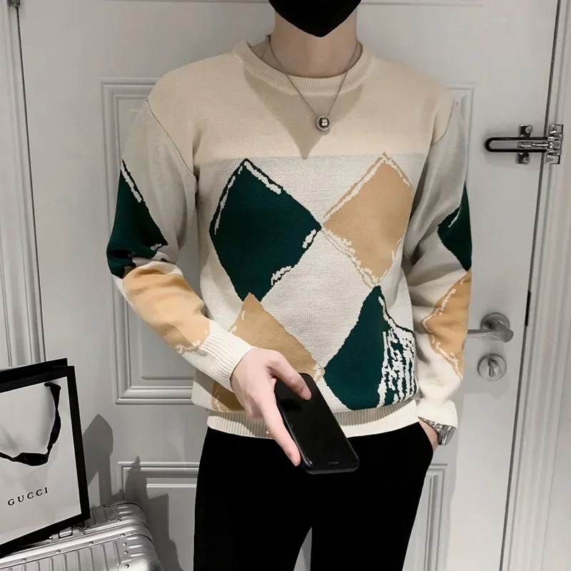 Stylish O-Neck Long Sleeve Knitted All-match Color Sweater Men's Clothing 2022 Autumn New Loose Casual Pullovers Korean Tops
Stylish O-Neck Long Sleeve Knitted All-match Color Sweater Men's Clothing 2022 Autumn New Loose Casual Pullovers Korean Tops