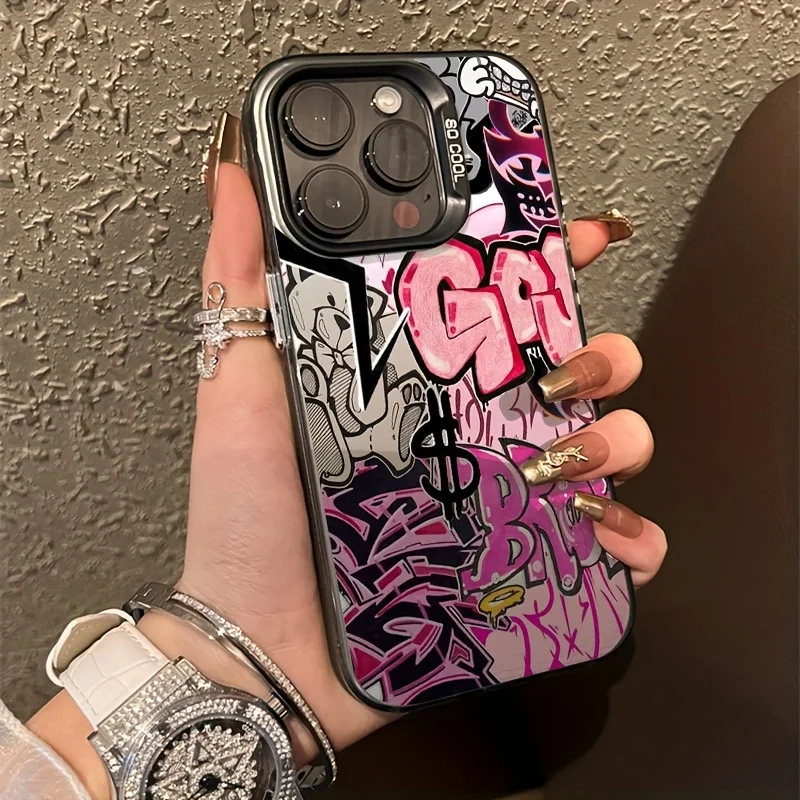 Pop Interesting Graffiti Letter Matte Phone Case For IPhone 16 15 14 13 12 11 Pro Max X XS XR 7 8 Plus 16E 16Pro Laser Hard PC C
Pop Interesting Graffiti Letter Matte Phone Case For IPhone 16 15 14 13 12 11 Pro Max X XS XR 7 8 Plus 16E 16Pro Laser Hard PC C