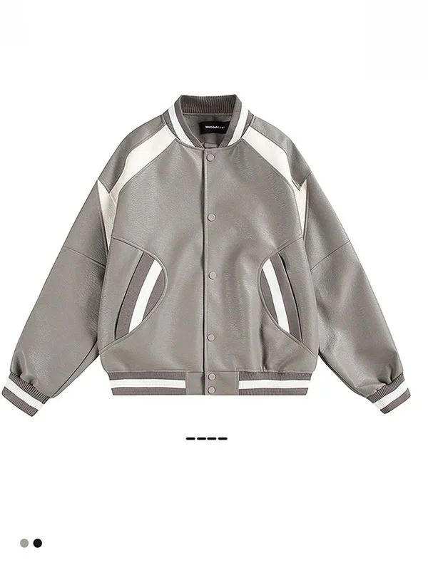 American High Street Deconstructed Patchwork Color Blo PU Leather Jaet Men's Spring Autumn Motorcycle Riding Baseball Out...
American High Street Deconstructed Patchwork Color Blo PU Leather Jaet Men's Spring Autumn Motorcycle Riding Baseball Out...