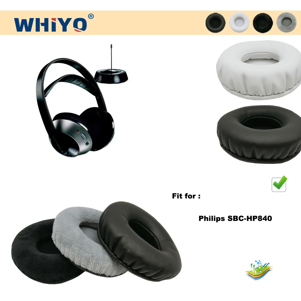 Whiyo New Upgrade Replacement Ear Pads for Philips SBC-HP840 Headset Parts Leather Cushion Velvet Earmuff Sleeve
Whiyo New Upgrade Replacement Ear Pads for Philips SBC-HP840 Headset Parts Leather Cushion Velvet Earmuff Sleeve
