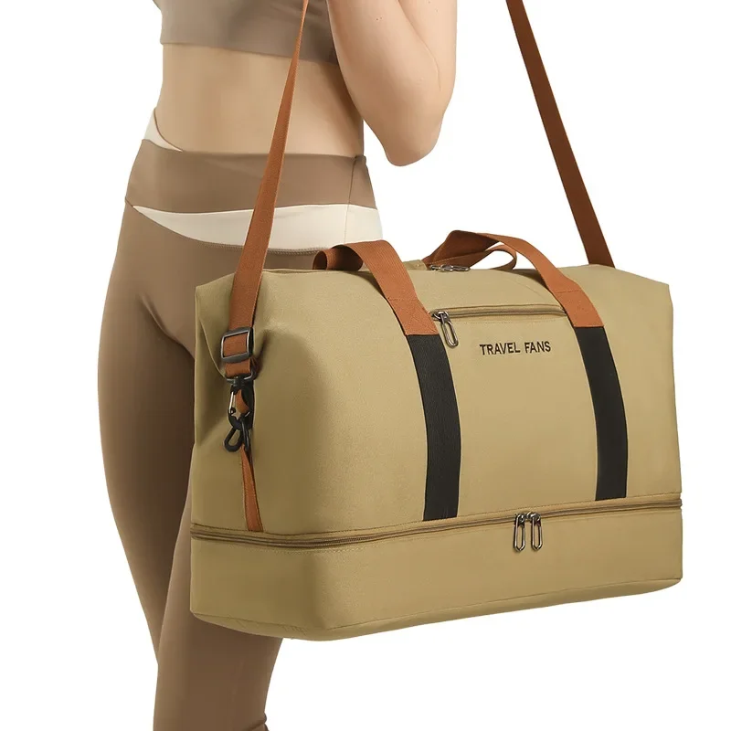 Travel bag, outdoor travel storage bag, large capacity shoe compartment, luggage bag cover, pull rod, short distance travel bag
Travel bag, outdoor travel storage bag, large capacity shoe compartment, luggage bag cover, pull rod, short distance travel bag