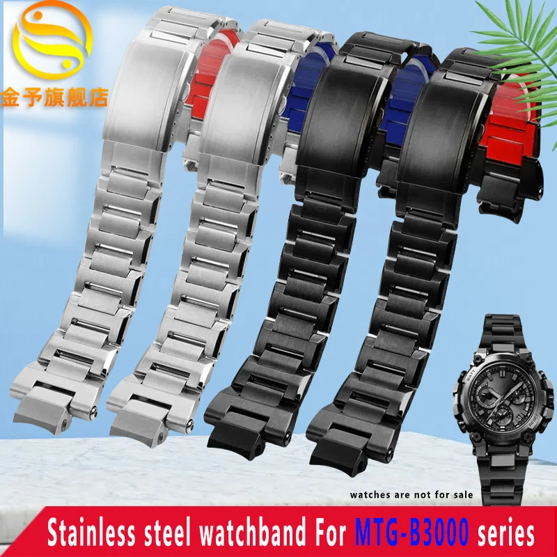 Stainless steel watchband for Casio MTG-B3000 series steel quick release stainless steel watch strap accessories men's bracelet
Stainless steel watchband for Casio MTG-B3000 series steel quick release stainless steel watch strap accessories men's bracelet