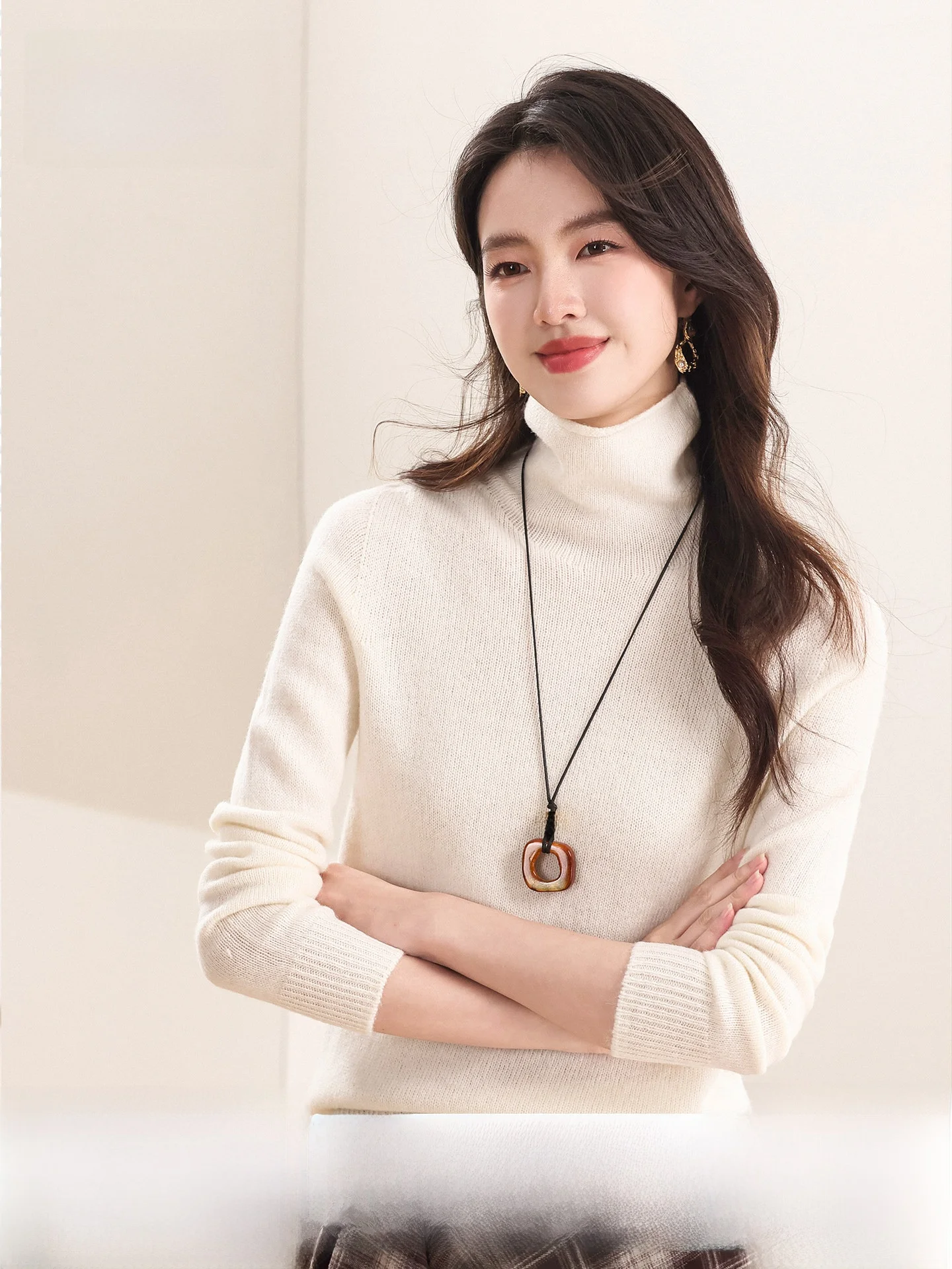 Soft Comfortable 100 Wool High Collar Women's Sweater SNOW FLYING Winter Warm Fleece Inner Wear Commute Style Regular Fit Lon...
Soft Comfortable 100 Wool High Collar Women's Sweater SNOW FLYING Winter Warm Fleece Inner Wear Commute Style Regular Fit Lon...