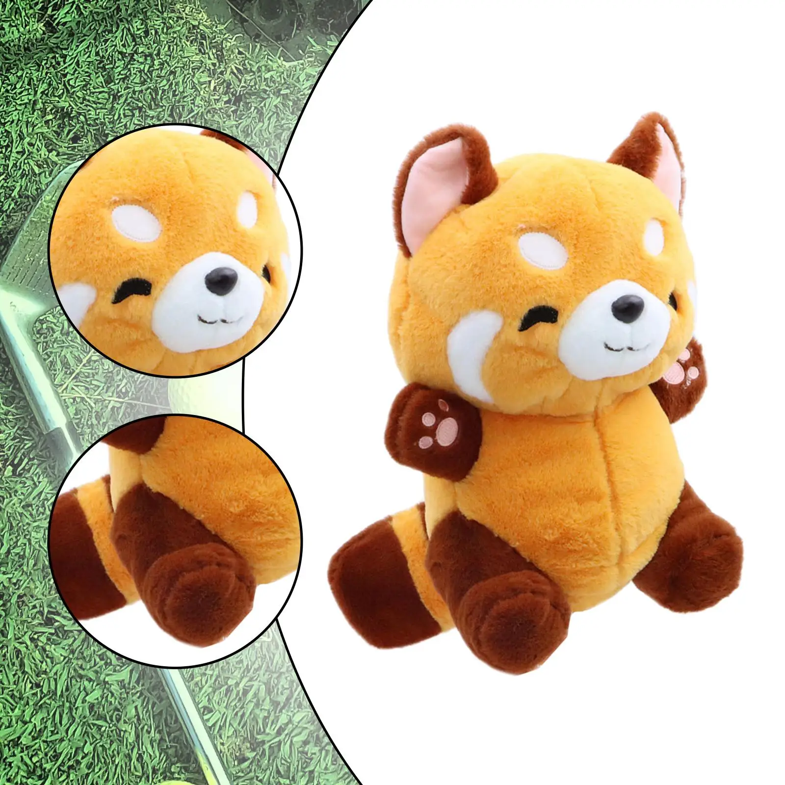 Raccoon Plush Driver Head Cover Golf Club Head Cover, Anti Scratch, Cartoon, Novelty, Cute Golfer Gift Funny Golf Headcover
Raccoon Plush Driver Head Cover Golf Club Head Cover, Anti Scratch, Cartoon, Novelty, Cute Golfer Gift Funny Golf Headcover