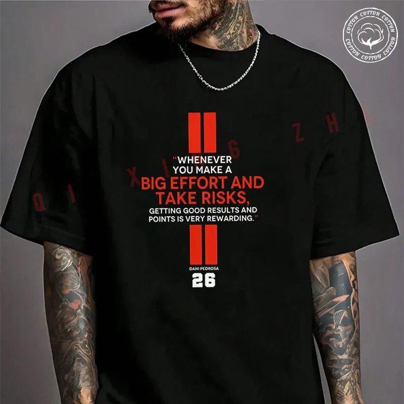 2026 Men T Shirt Casual Dani Pedrosa Motivational Quote Motorcycle T-shirt Graphic Cotton Motorbike Biker Cafe Racer Chopper Tee
2026 Men T Shirt Casual Dani Pedrosa Motivational Quote Motorcycle T-shirt Graphic Cotton Motorbike Biker Cafe Racer Chopper Tee