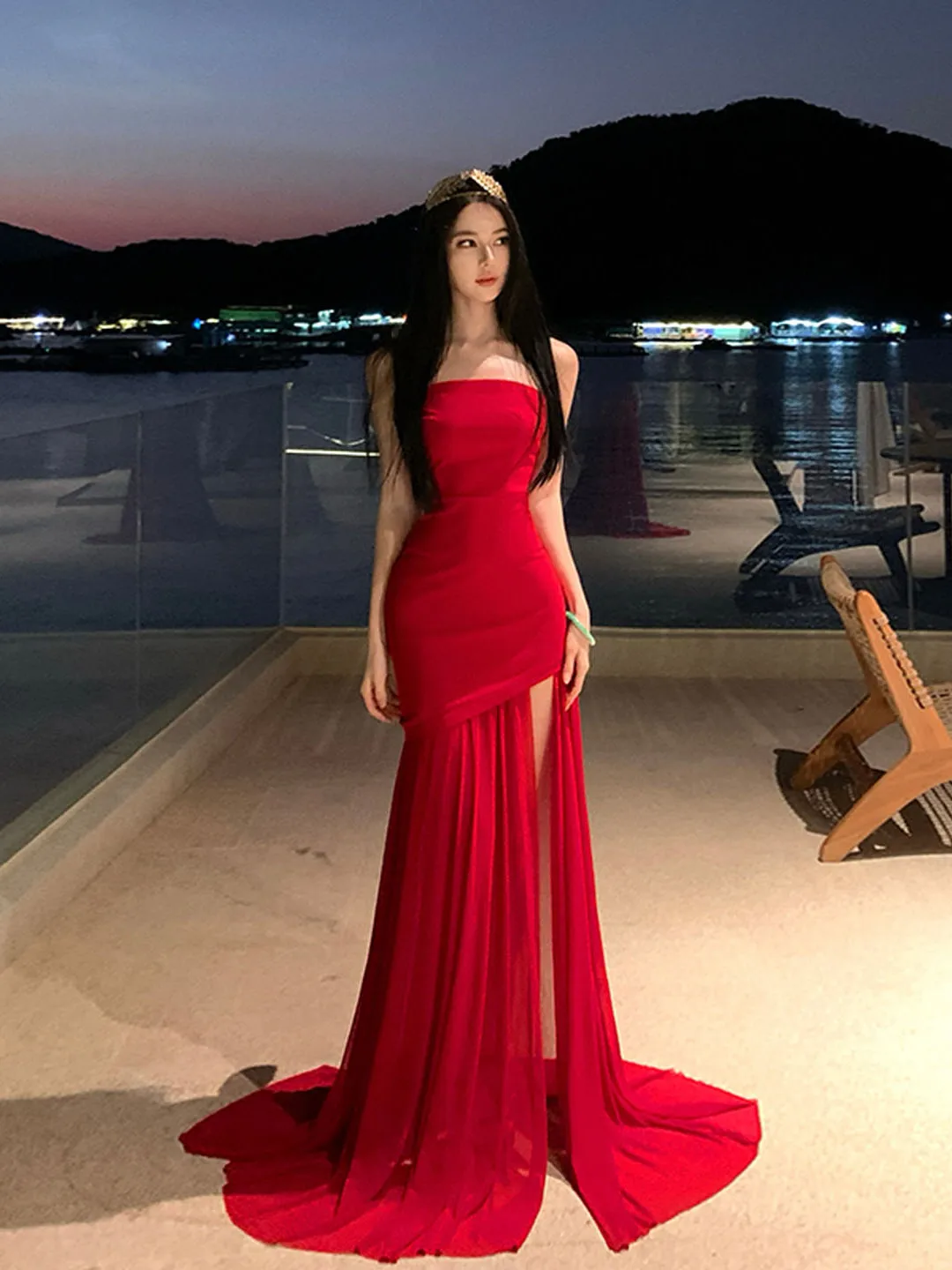 Red Me Splice Bustier Dr Сексуальное длинное вечернее платье Wedding Dr Женское модное платье из полиэфирного волокна с разрезом Низкое эластичное летнее платье...
Red Me Splice Bustier Dr Сексуальное длинное вечернее платье Wedding Dr Женское модное платье из полиэфирного волокна с разрезом Низкое эластичное летнее платье...