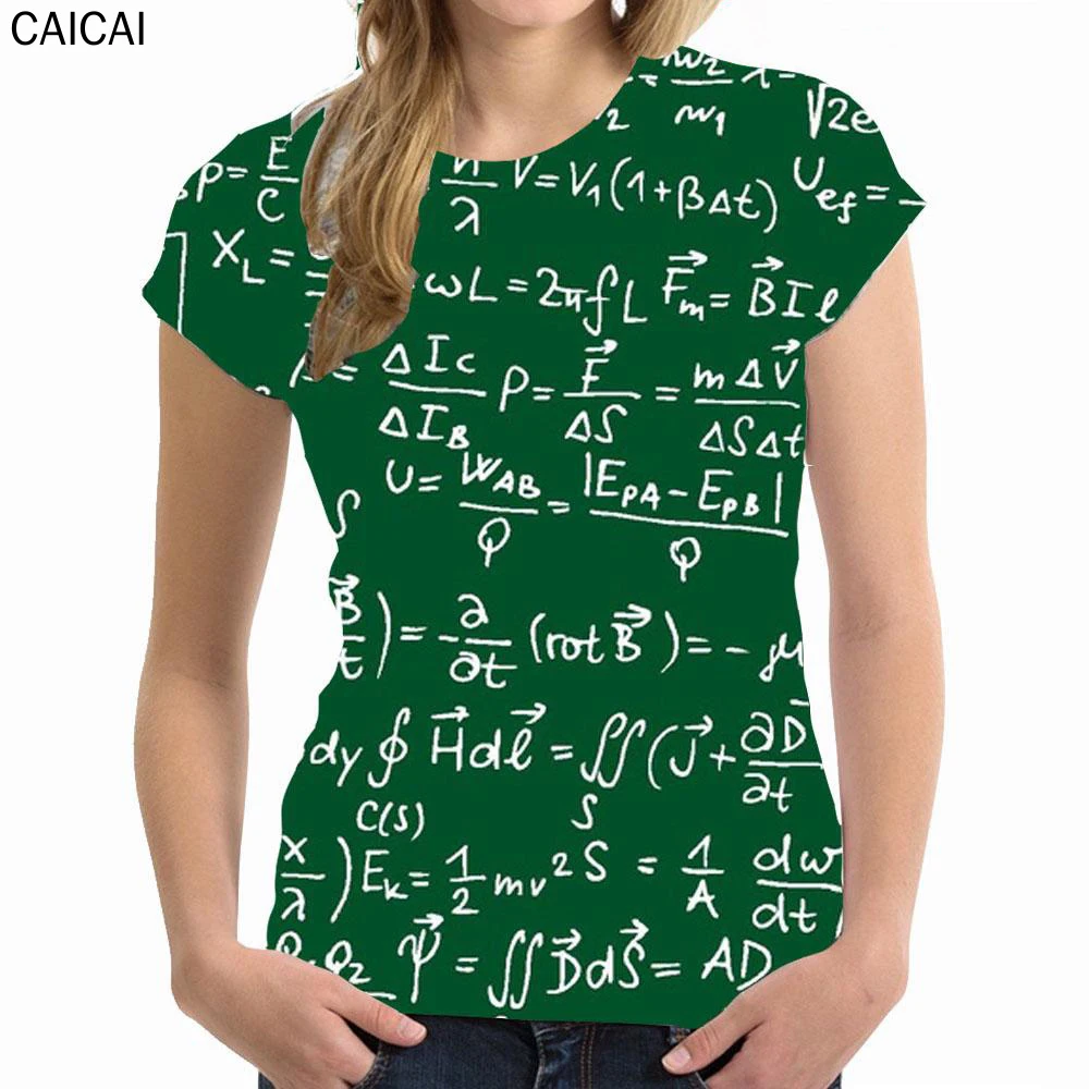 Math Formula 3D printed women's short sleeved round neck T-shirt Harajuku street wear T-shirt oversized Y2k top women's clothing
Math Formula 3D printed women's short sleeved round neck T-shirt Harajuku street wear T-shirt oversized Y2k top women's clothing