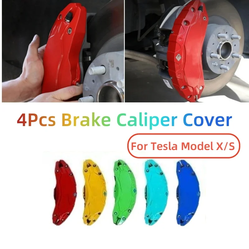 4Pcs Car Brake Caliper Covers For Tesla Model X Model S 2017-2023 Aluminum Alloy Caliper for Tesla Car Modification Accessories
4Pcs Car Brake Caliper Covers For Tesla Model X Model S 2017-2023 Aluminum Alloy Caliper for Tesla Car Modification Accessories