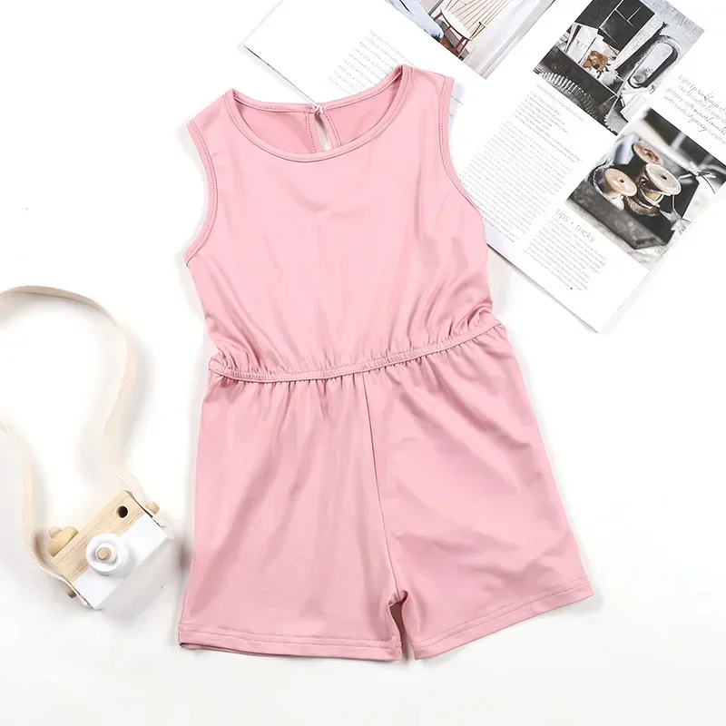 Kids Girl Summer Jumpsuit Solid Child Romper Summer Outfit Clothes For Children From 3 To 7 Years
Kids Girl Summer Jumpsuit Solid Child Romper Summer Outfit Clothes For Children From 3 To 7 Years