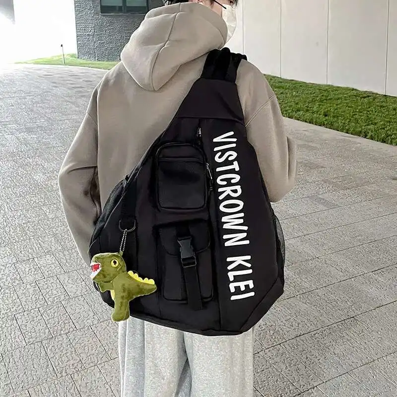 Large Capacity Men's Chest Pack Casual Hip Hop Travel Unisex Crossbody Bag Simple Phone Purse Bag Storage Shoulder Bag
Large Capacity Men's Chest Pack Casual Hip Hop Travel Unisex Crossbody Bag Simple Phone Purse Bag Storage Shoulder Bag
