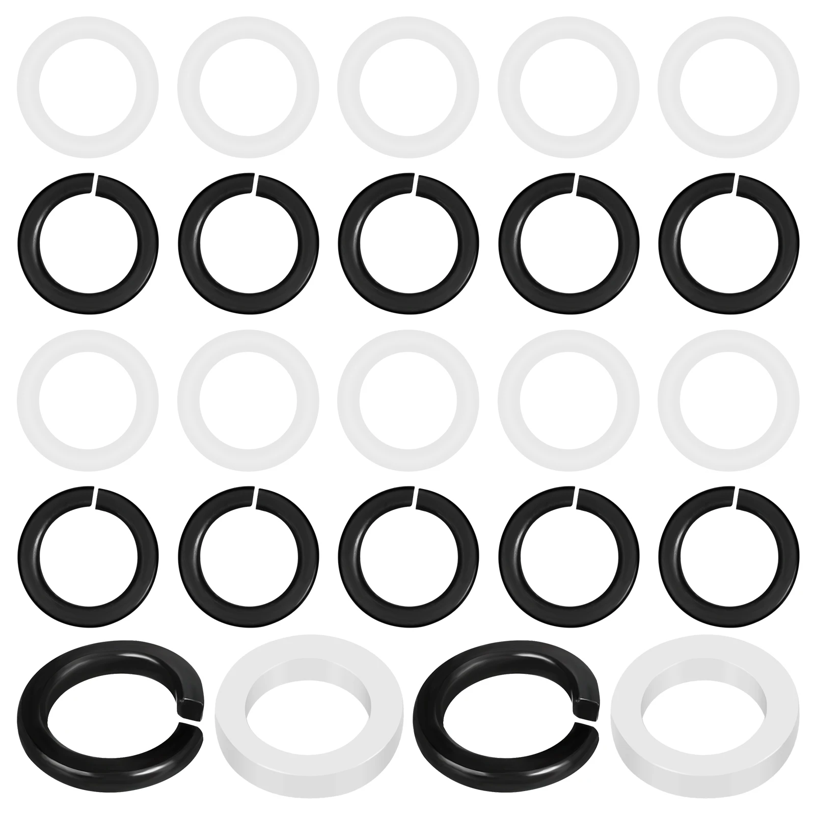 24pcs Guitar Gasket Washer Plastic Metal Spacer Knob Handle Plastic Tuner Gasket Parts Accessories Firm Installation
24pcs Guitar Gasket Washer Plastic Metal Spacer Knob Handle Plastic Tuner Gasket Parts Accessories Firm Installation