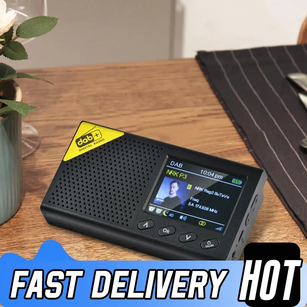 2.4-Inch LCD Color Screen DAB FM Digital Radio Wireless Bluetooth 5.0 Multifunctional Portable Home Radio Receiver for Office
2.4-Inch LCD Color Screen DAB FM Digital Radio Wireless Bluetooth 5.0 Multifunctional Portable Home Radio Receiver for Office