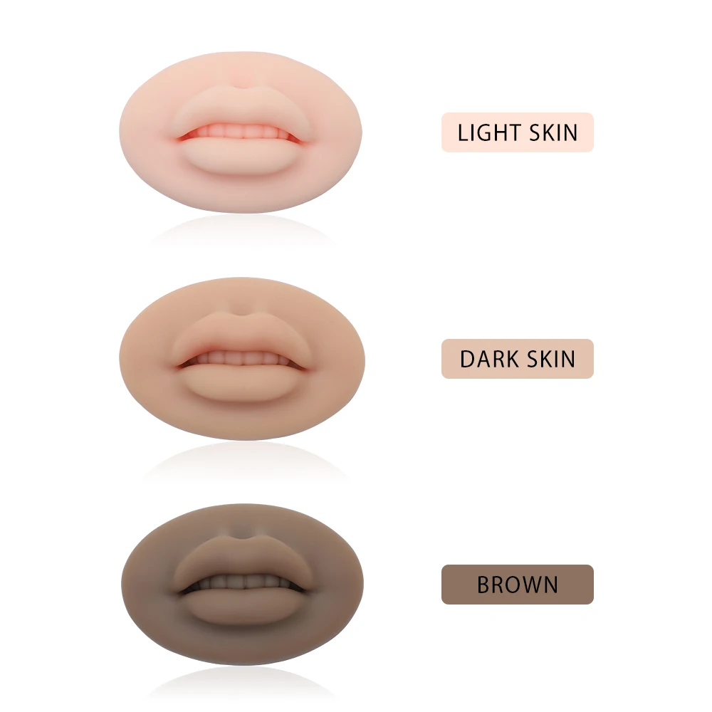 10pc/Pack Tattoo Skin Microblading 5D Soft Silicone Practice Skin Lip Mold for Permanent Makeup Training Tattoo Accessories
10pc/Pack Tattoo Skin Microblading 5D Soft Silicone Practice Skin Lip Mold for Permanent Makeup Training Tattoo Accessories