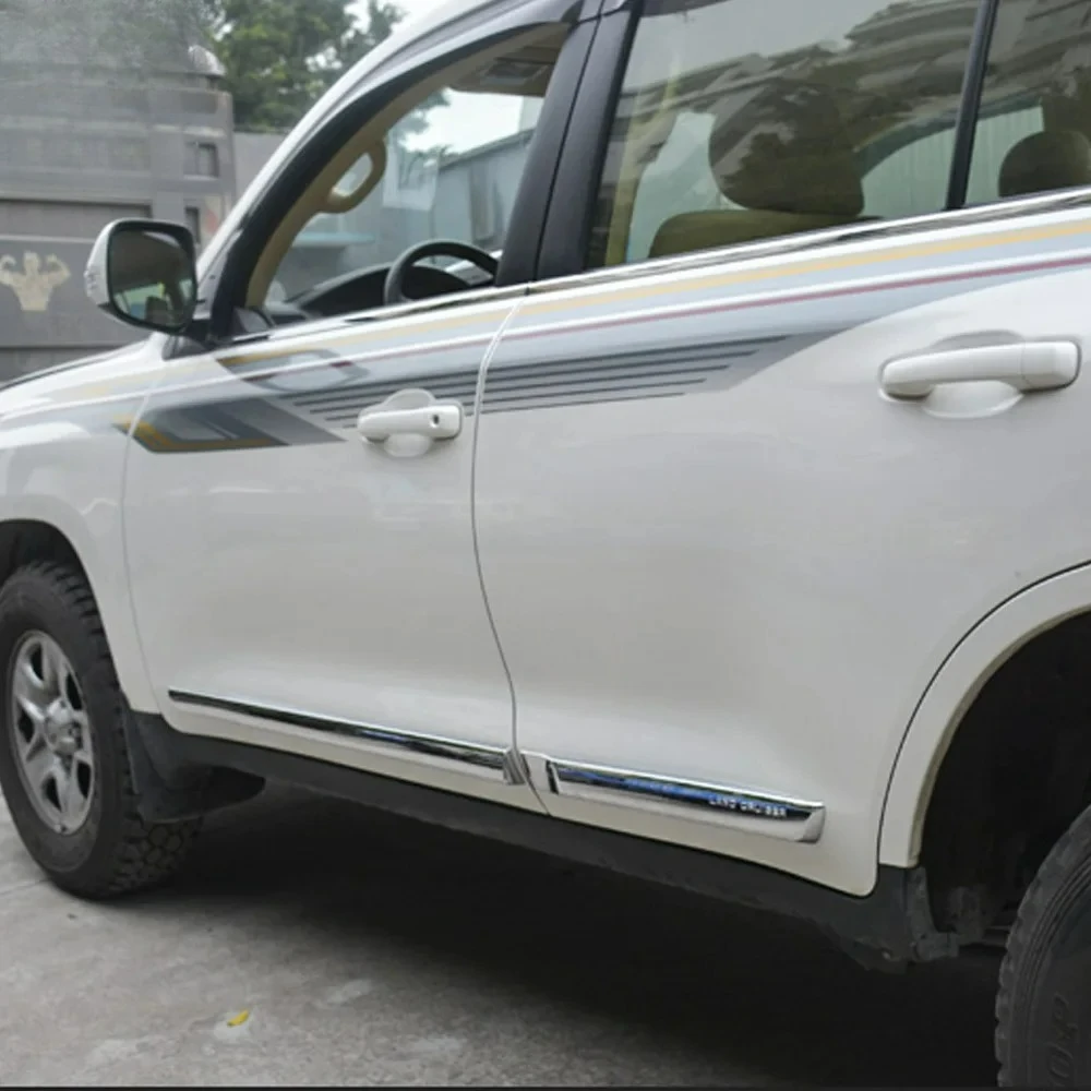 ABS Chrome Door Side Moulding For Toyota Land Cruiser 200 LC200 2008 2009 2010 2011 2012-2019 Models 4pcs
ABS Chrome Door Side Moulding For Toyota Land Cruiser 200 LC200 2008 2009 2010 2011 2012-2019 Models 4pcs