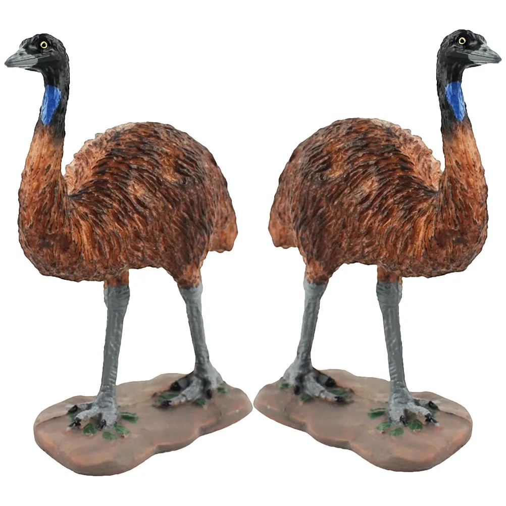 2pcs Plastic Ostrich Ornaments Simulated Animal Models Decoration Toy Figurine Mini Child Lifelike Statue Desktop Handmade
2pcs Plastic Ostrich Ornaments Simulated Animal Models Decoration Toy Figurine Mini Child Lifelike Statue Desktop Handmade