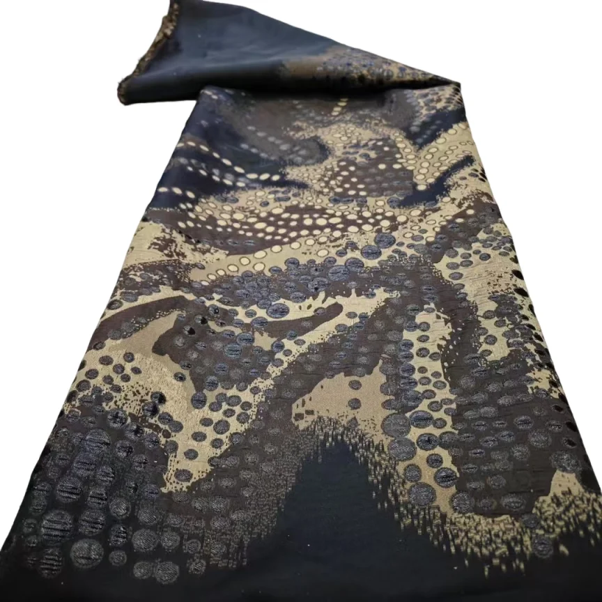 Multicolor Big Flower African Brocade Jacquard Lace Fabric High-Quality 2025 Net French Gilding 5 Yards For Wedding Dress Sewing
Multicolor Big Flower African Brocade Jacquard Lace Fabric High-Quality 2025 Net French Gilding 5 Yards For Wedding Dress Sewing