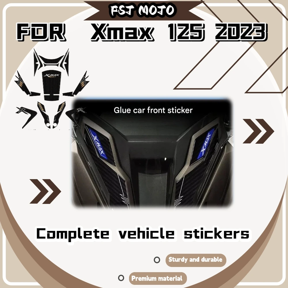 For XMAX 125 2023 Thick Carbon Pattern Full Body Stickers Block Zipper Rubs Flying Gravel Protect Original Paint Mod Parts
For XMAX 125 2023 Thick Carbon Pattern Full Body Stickers Block Zipper Rubs Flying Gravel Protect Original Paint Mod Parts