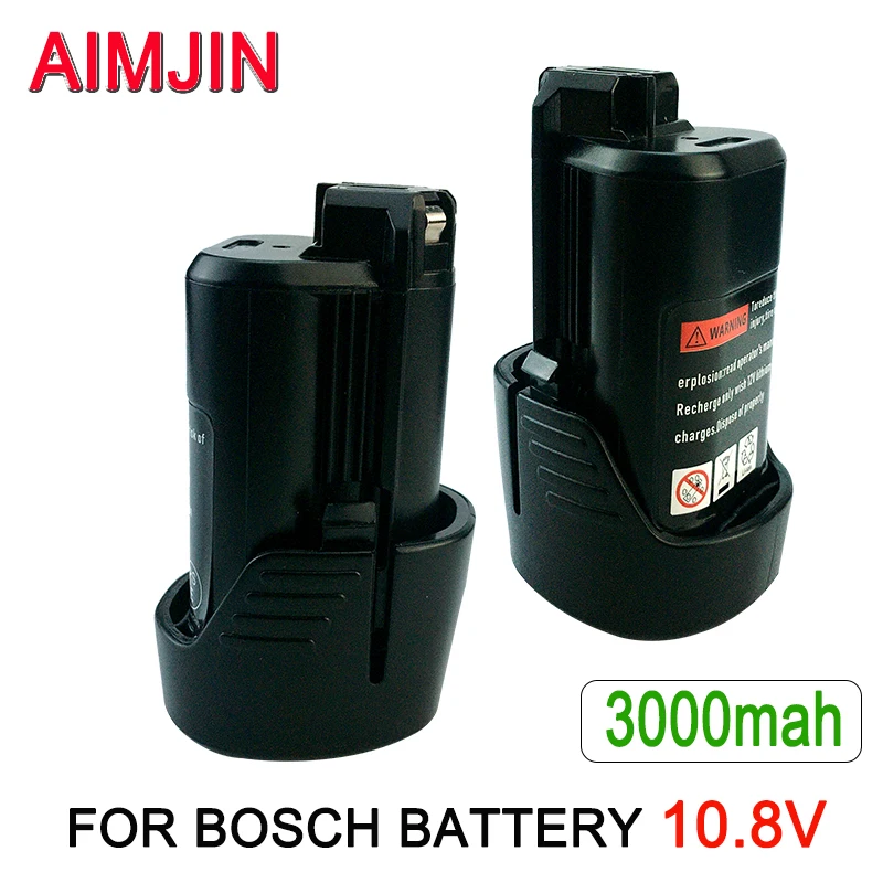 10.8V 3000mAh Li-ion Rechargeable Battery Replace for Bosch Power Tool ,Cordless Electric Drill Screwdriver BAT411 BAT412 BAT414
10.8V 3000mAh Li-ion Rechargeable Battery Replace for Bosch Power Tool ,Cordless Electric Drill Screwdriver BAT411 BAT412 BAT414