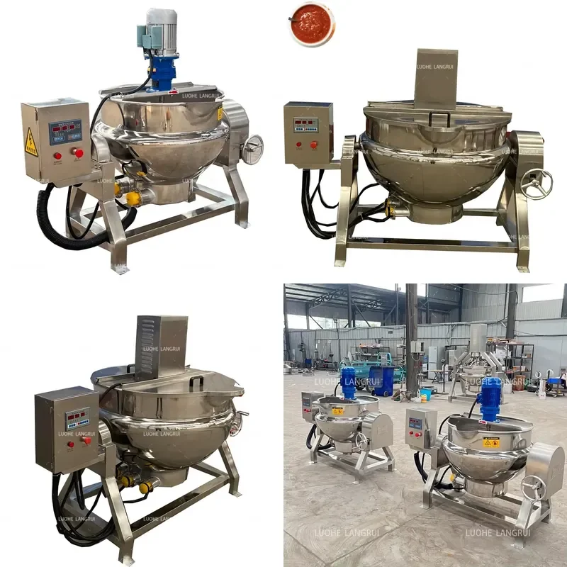 SFW Certificate Industrial Electric Heated Cooking Mixer Machine for Peanut Candy Sugar Boiled Pot Cooking Jacketed Kettle
SFW Certificate Industrial Electric Heated Cooking Mixer Machine for Peanut Candy Sugar Boiled Pot Cooking Jacketed Kettle