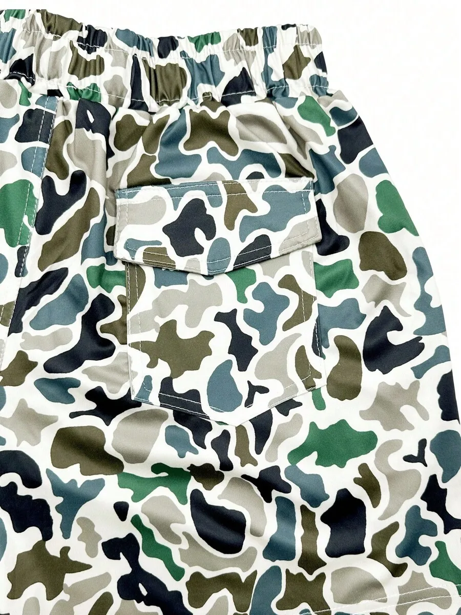 Casual Camo Shorts Men Loose Straight Leg Summer Bermuda Shorts
Casual Camo Shorts Men Loose Straight Leg Summer Bermuda Shorts