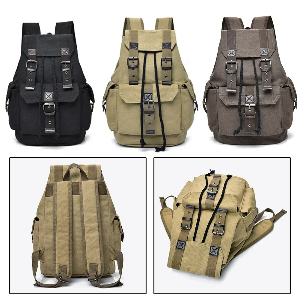 1pc Backpack Large Capacity Canvas Bag Travel Backpack For Camping Hiking Retro Casual Travel Bag Large Capacity Bag Accessories
1pc Backpack Large Capacity Canvas Bag Travel Backpack For Camping Hiking Retro Casual Travel Bag Large Capacity Bag Accessories