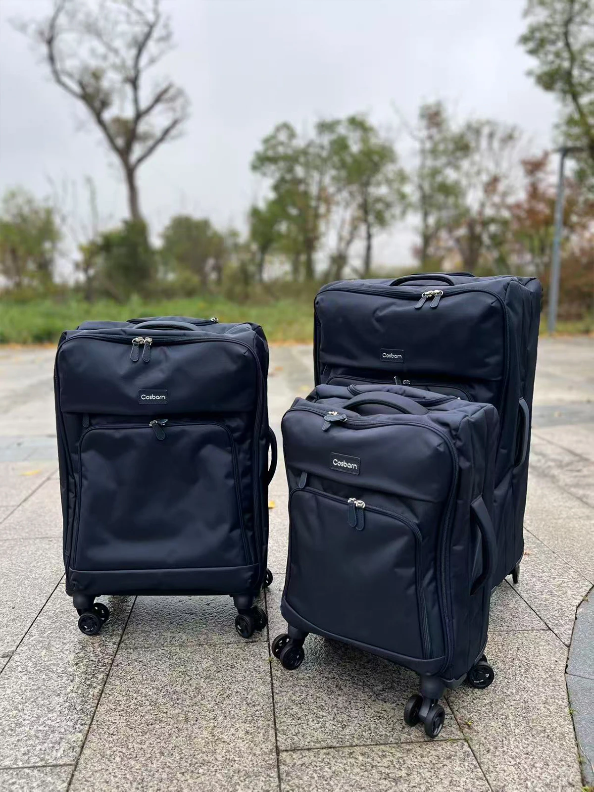 Сверхлегкий дорожный чемодан из ткани большой вместимости, 2 кг20, большая бесшумная универсальная сумка на колесах, модная трендовая сумка
Сверхлегкий дорожный чемодан из ткани большой вместимости, 2 кг20, большая бесшумная универсальная сумка на колесах, модная трендовая сумка